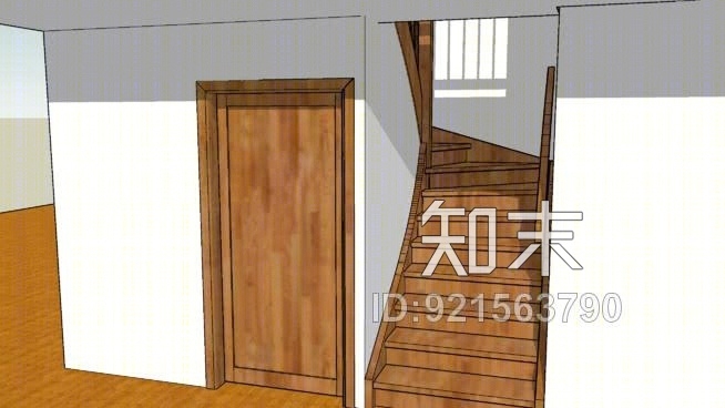 楼梯SU模型下载【ID:921563790】