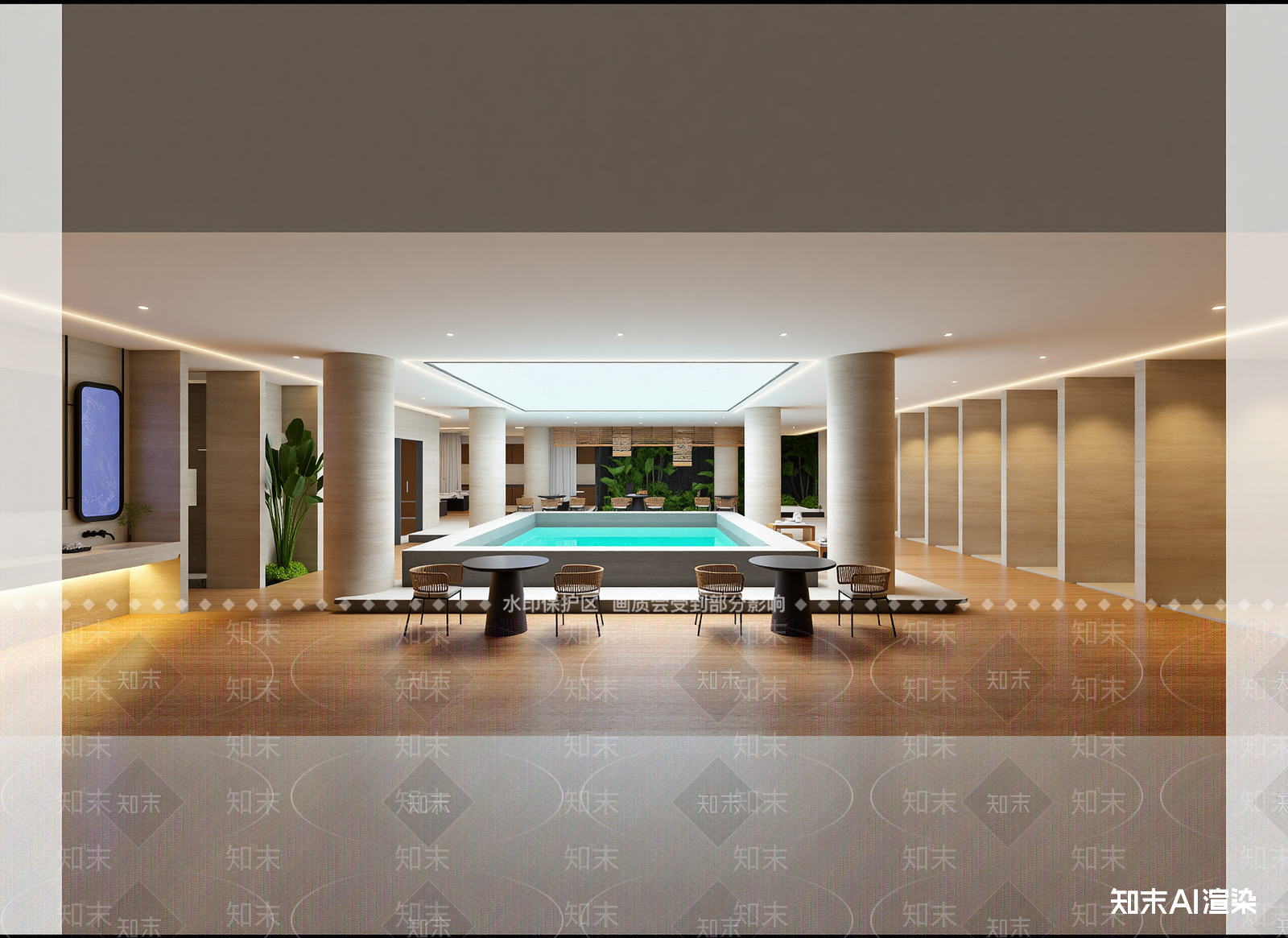 现代酒店大堂3D模型下载【ID:1215049866】
