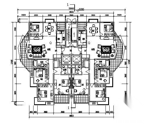 航运新村1号住宅建筑设计方案图cad施工图下载【ID:149850184】