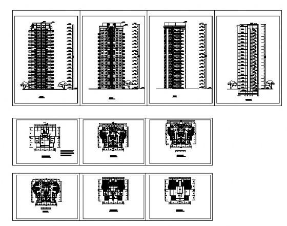 航运新村1号住宅建筑设计方案图cad施工图下载【ID:149850184】