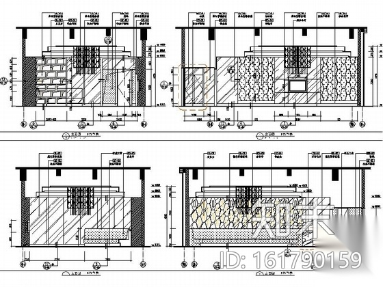 [长沙]核心地区国际化精品四星级商务酒店设计施工图（...cad施工图下载【ID:161790159】
