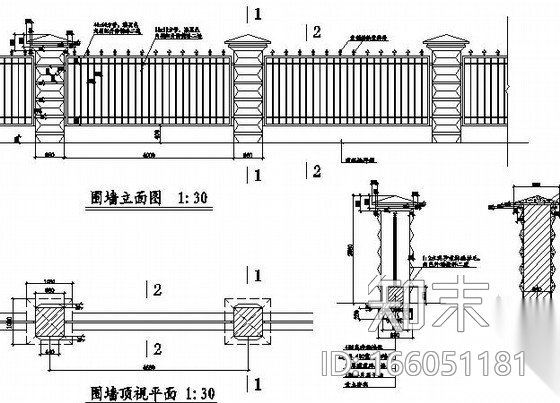 [临安]某厂区环境绿化工程施工图cad施工图下载【ID:166051181】