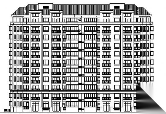 某居住小区规划方案图cad施工图下载【ID:166223129】