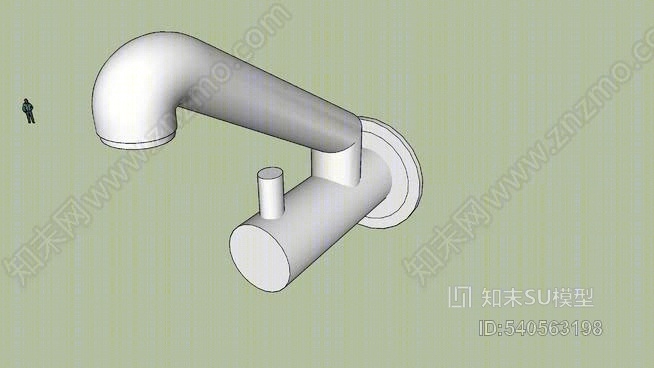 水龙头SU模型下载【ID:540563198】