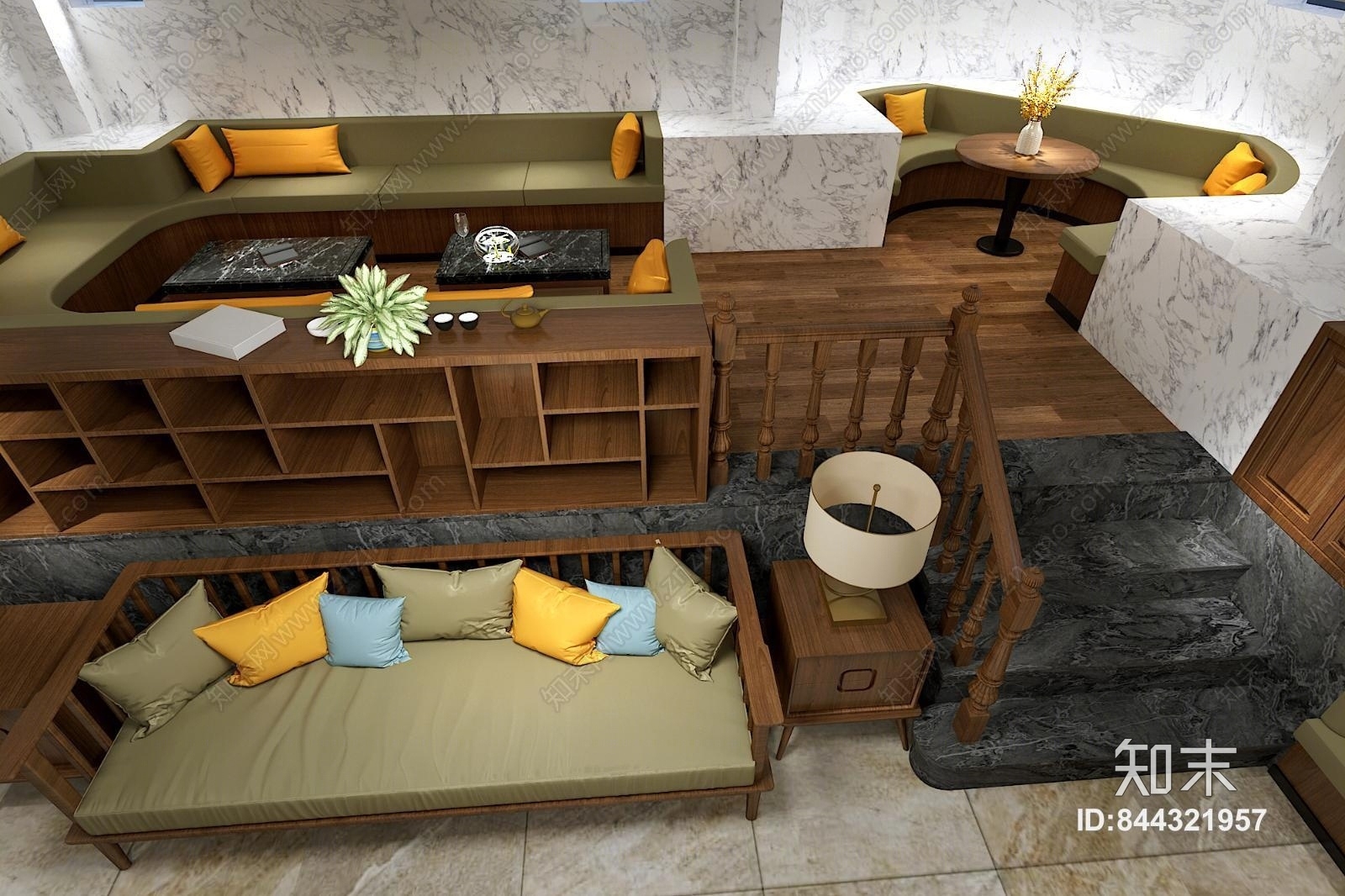 中式新中式3D模型下载【ID:844321957】