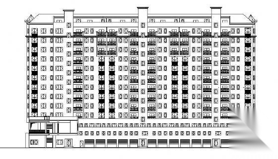 某市十一层住宅建筑方案图cad施工图下载【ID:149851142】