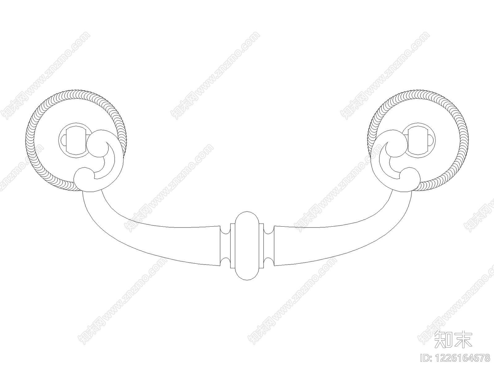 五金管件cad施工图下载【ID:1226164678】