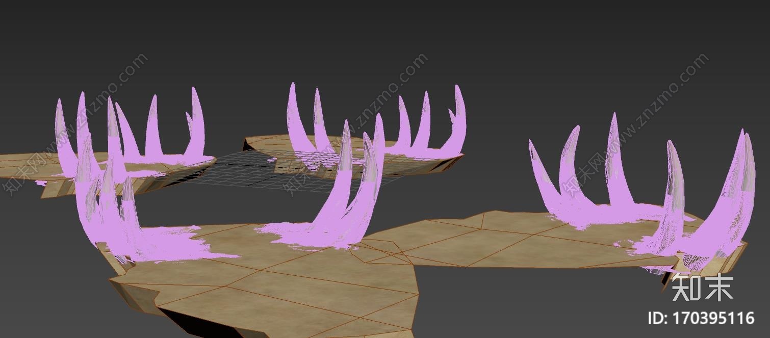 地表青苔象牙刺CG模型下载【ID:170395116】