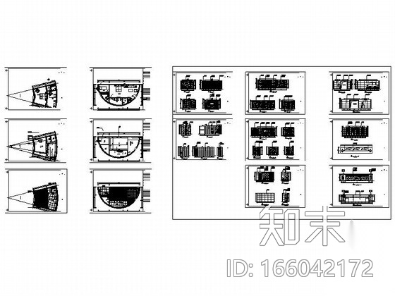 [广东]某四星酒店桑拿套房施工图cad施工图下载【ID:166042172】