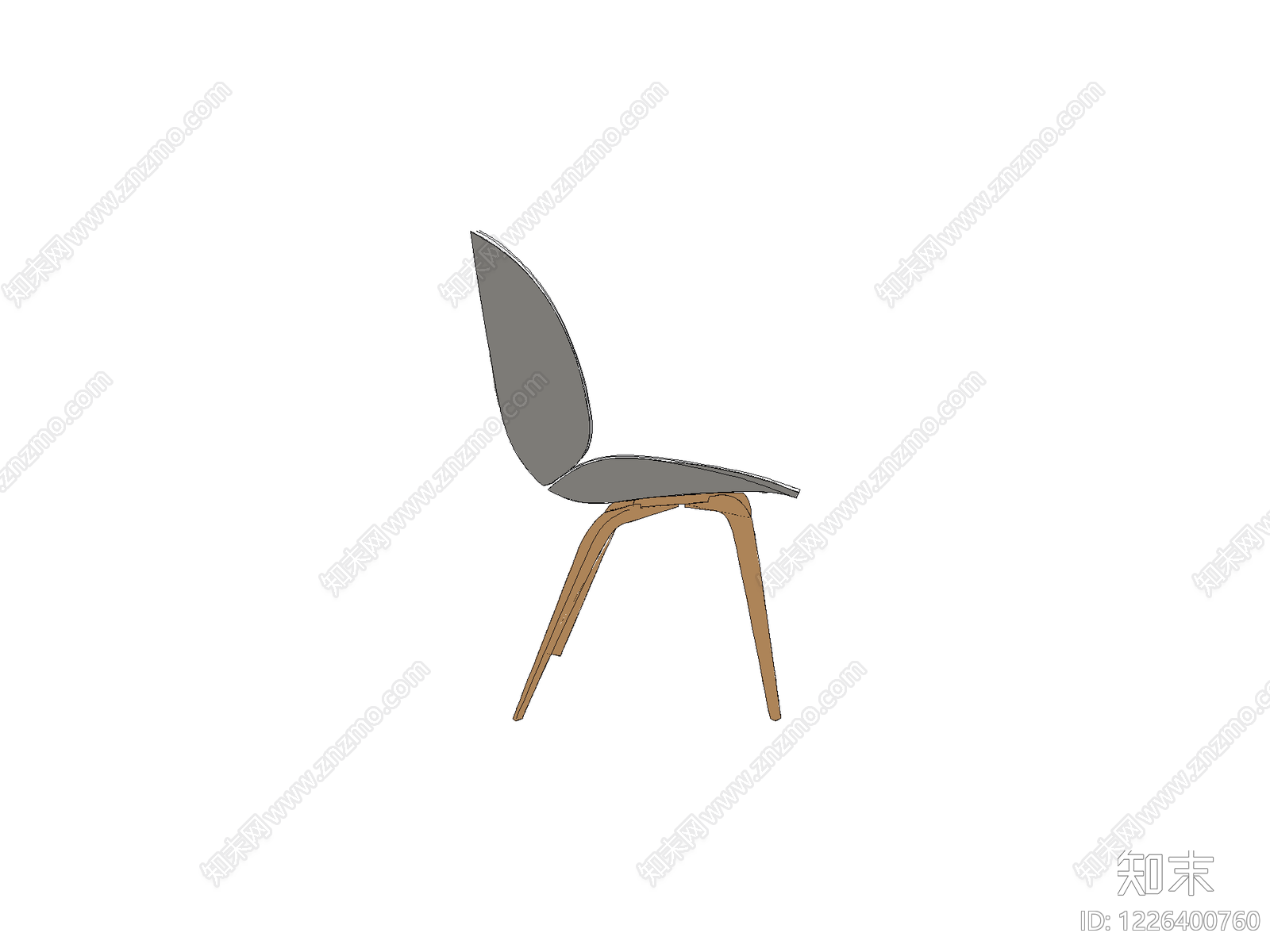 椅子cad施工图下载【ID:1226400760】