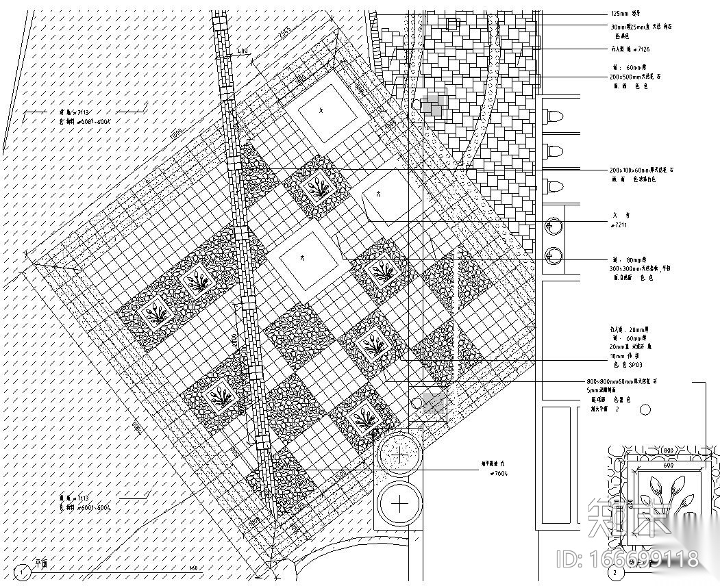 [山东]信合商城居住区全套景观施工图设计（包含CAD+2...cad施工图下载【ID:166699118】