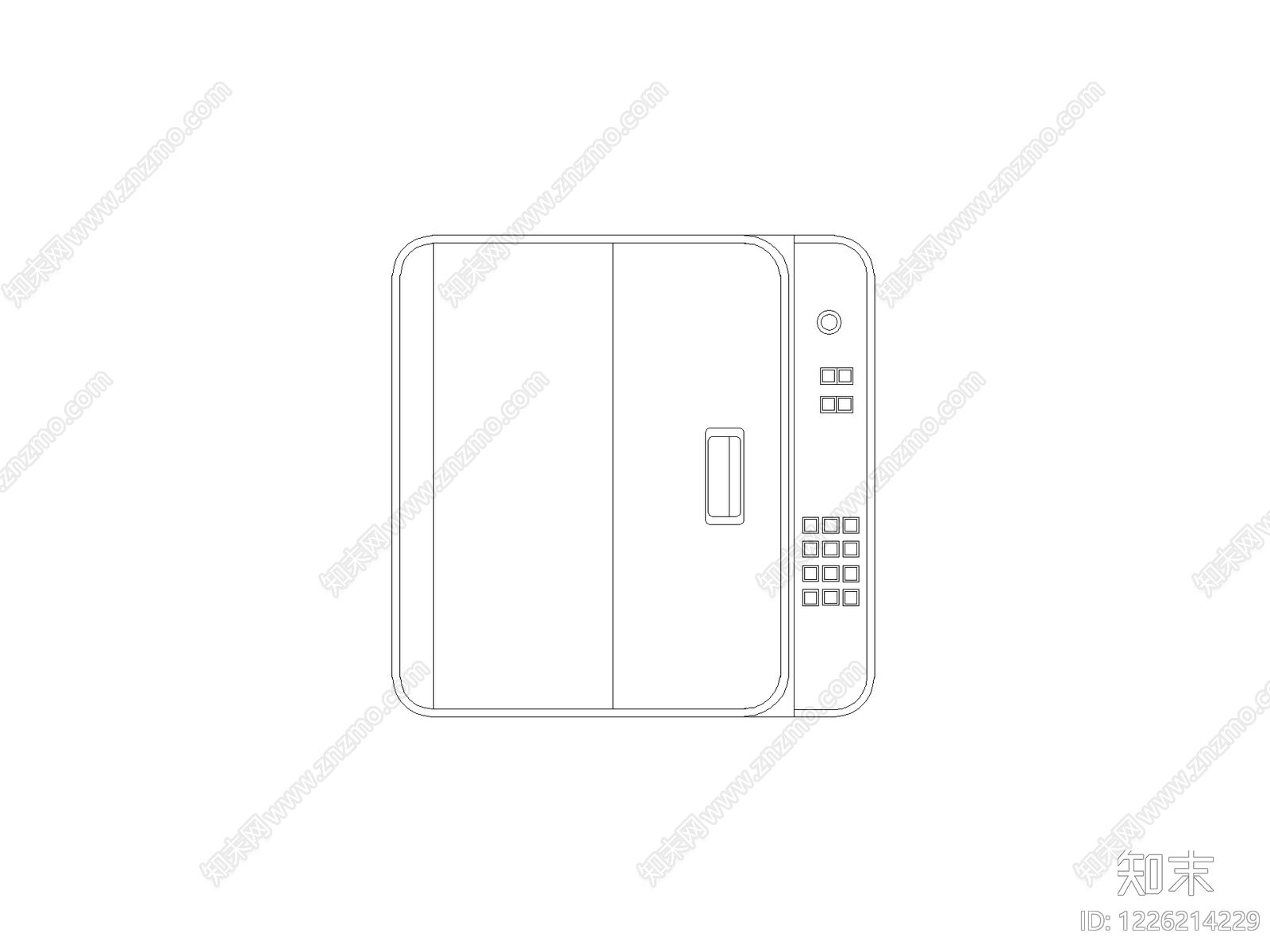 柜子cad施工图下载【ID:1226214229】