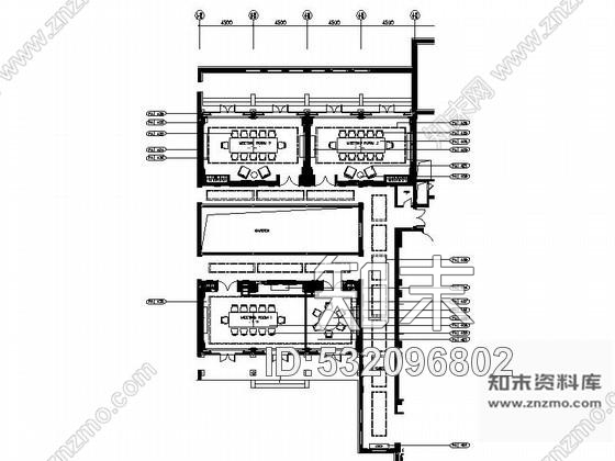 施工图杭州某主题酒店会议室装修图cad施工图下载【ID:532096802】