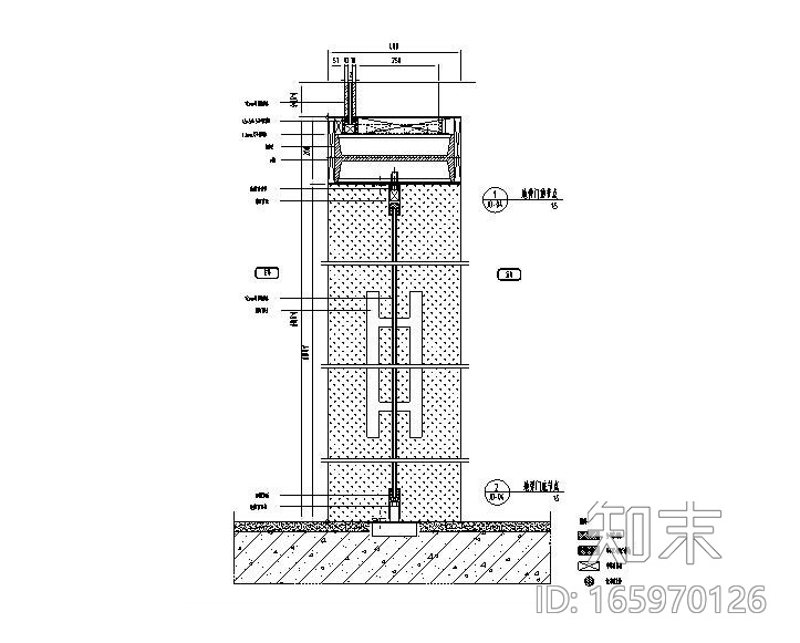 驳接爪式幕墙系统标准图（全玻幕墙）施工图下载【ID:165970126】