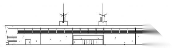 某单层汽车展厅建筑方案图cad施工图下载【ID:151506151】