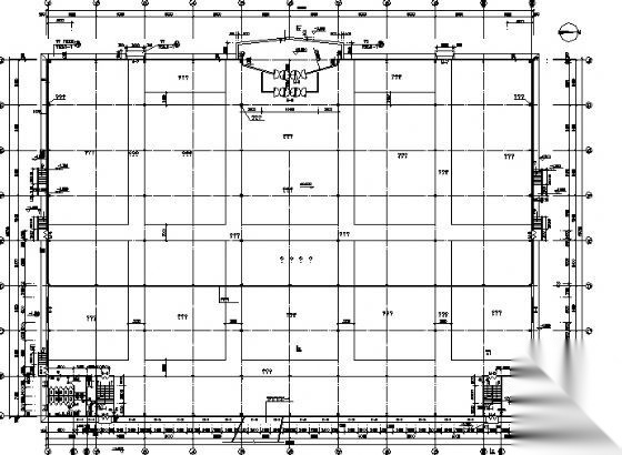 某单层汽车展厅建筑方案图cad施工图下载【ID:151506151】