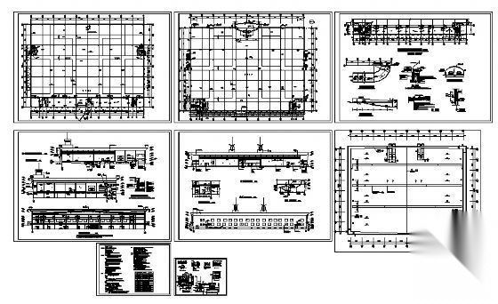 某单层汽车展厅建筑方案图cad施工图下载【ID:151506151】