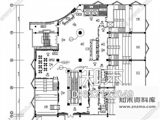 施工图江苏某购物广场星级影院室内装修竣工图cad施工图下载【ID:632122049】