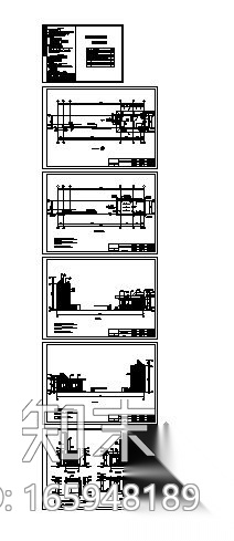 [山东]国际新城E区大门建筑水电方案图cad施工图下载【ID:165948189】