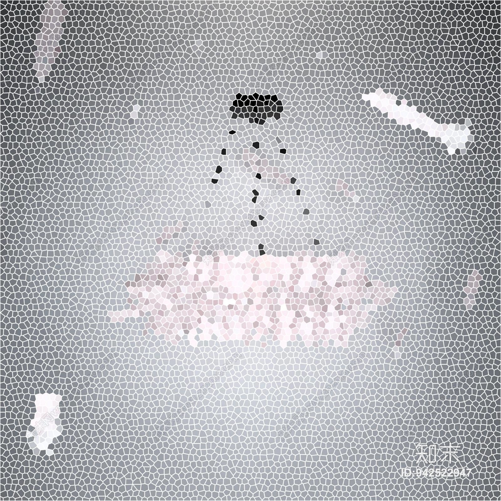 现代小清新装饰画染色玻璃画贴图下载【ID:942522947】