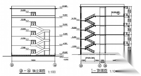 某五层多功能楼建筑方案图cad施工图下载【ID:151574120】