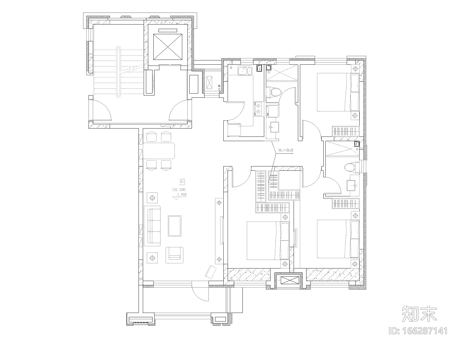 夏花似锦项目设计全套CAD施工图纸施工图下载【ID:166287141】