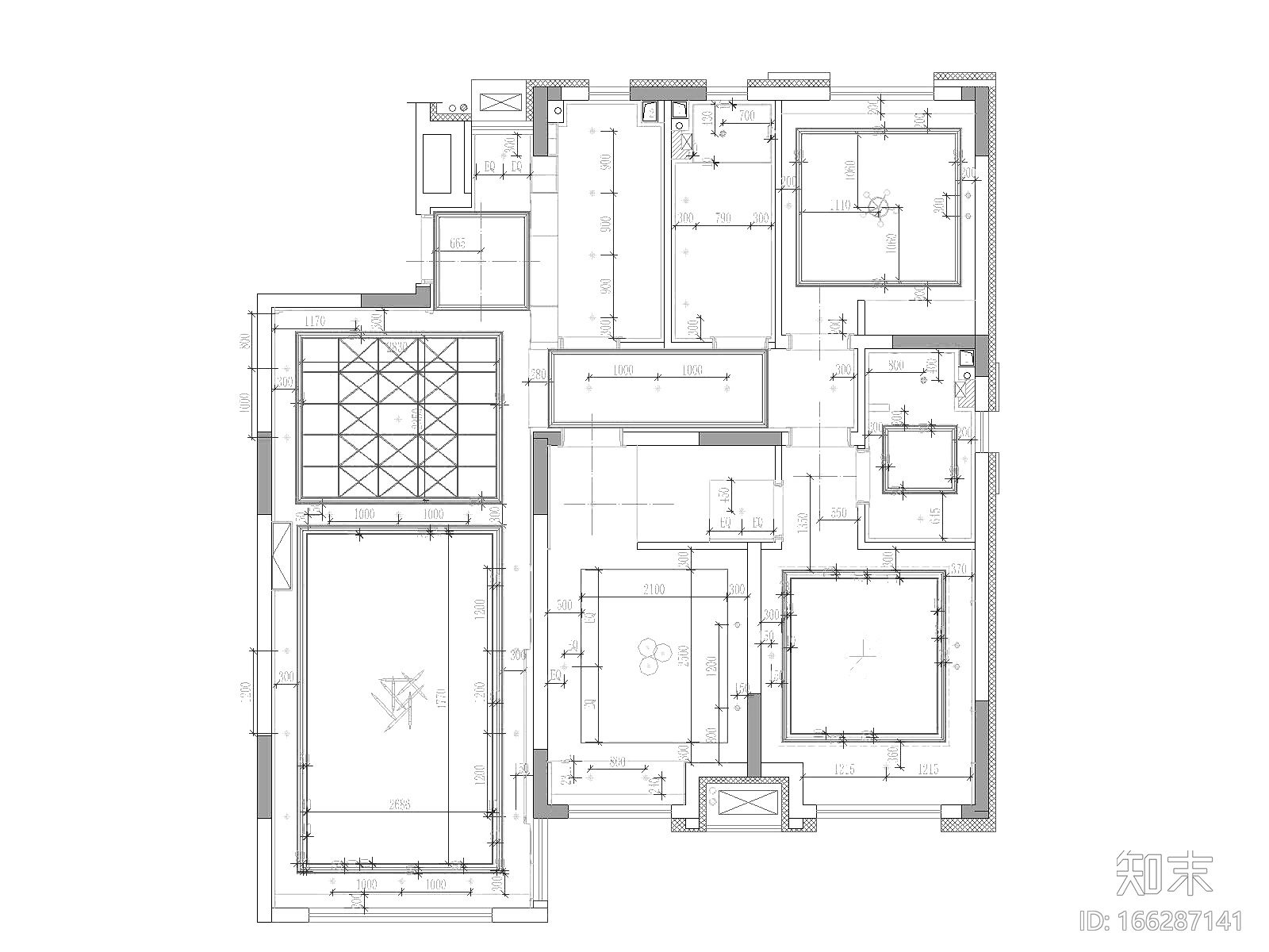 夏花似锦项目设计全套CAD施工图纸施工图下载【ID:166287141】