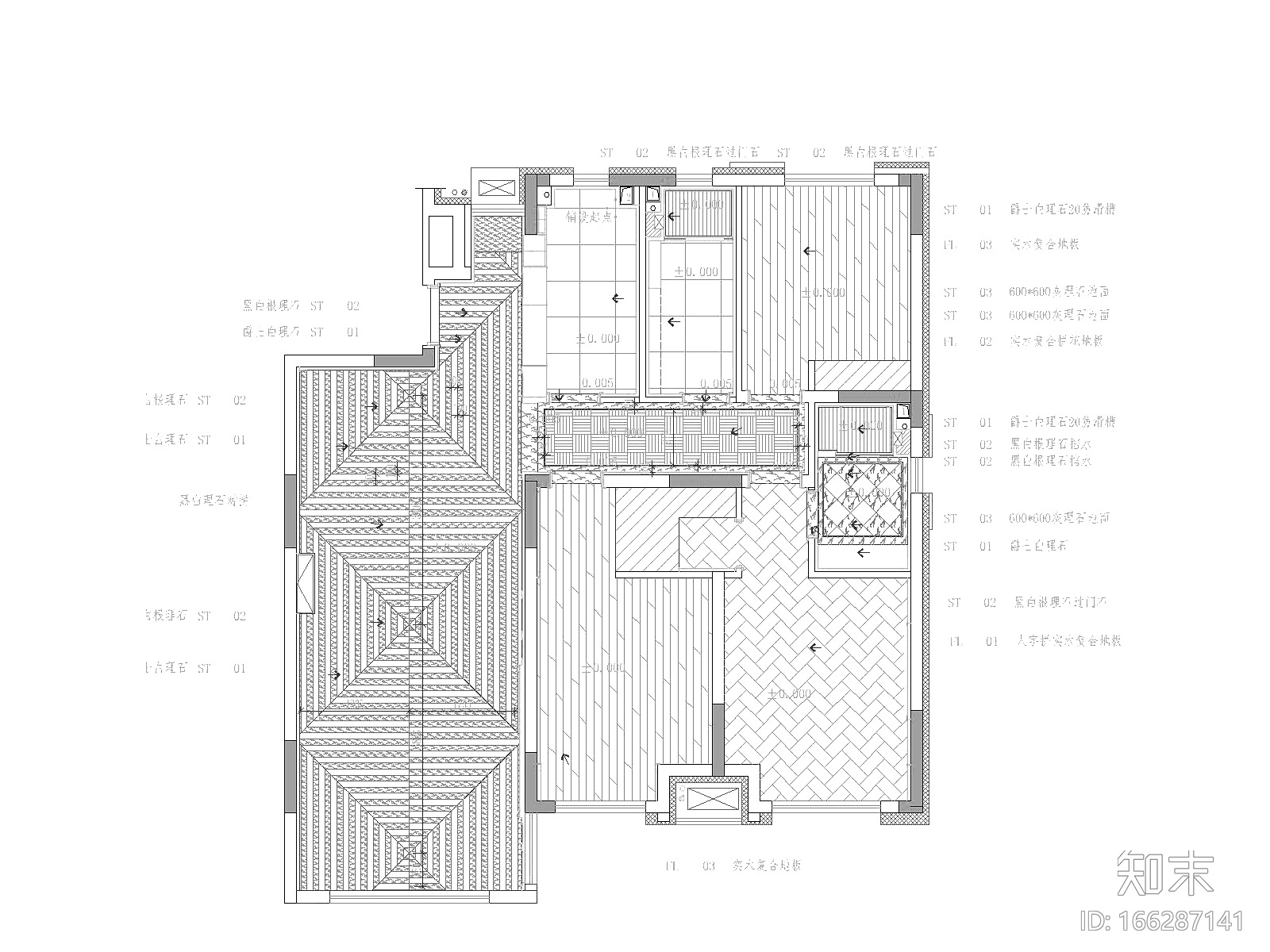 夏花似锦项目设计全套CAD施工图纸施工图下载【ID:166287141】