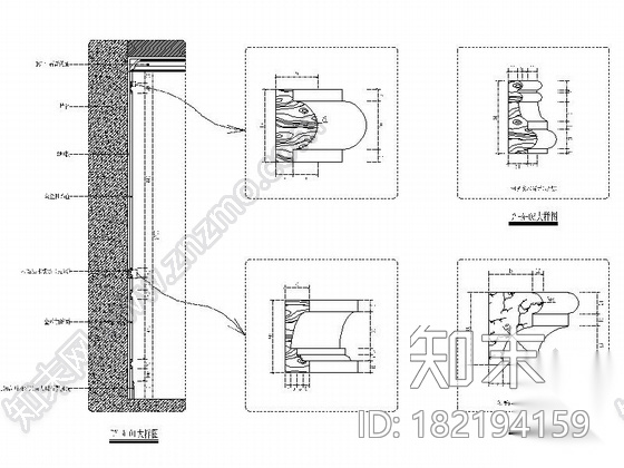 [福建]古典中式精品复式室内CAD装修图（含效果）cad施工图下载【ID:182194159】