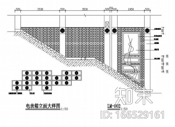 某浴足坊装修施工图cad施工图下载【ID:166529161】