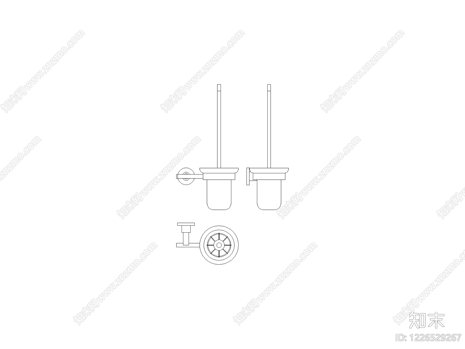 卫浴图块cad施工图下载【ID:1226529267】