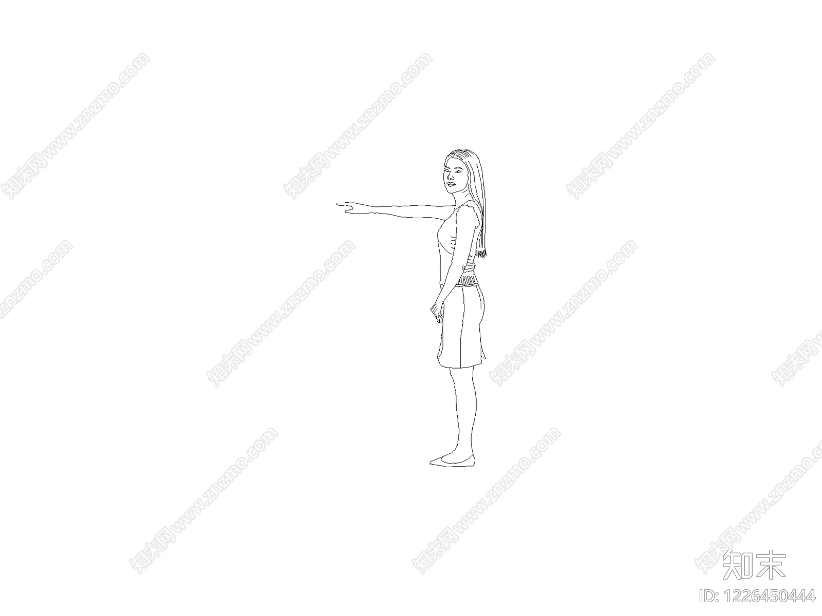 人物cad施工图下载【ID:1226450444】