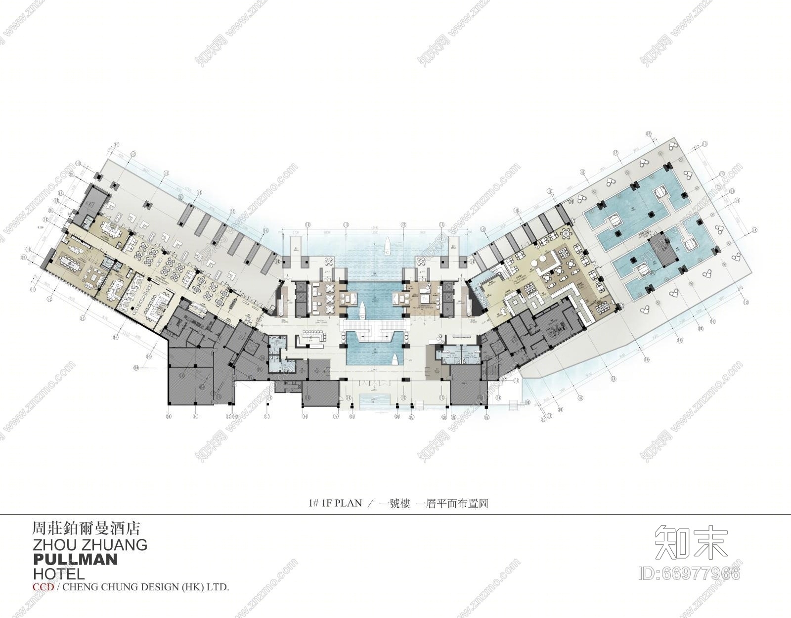 郑中-CCD周庄铂尔曼度假酒店(CAD施工图纸)施工图下载【ID:66977966】