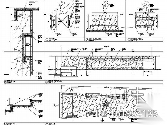 某知名酒店大堂室内装修图（含实景）cad施工图下载【ID:161984135】