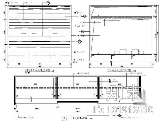 [珠海]三居室样板房交楼标准施工图cad施工图下载【ID:161916110】