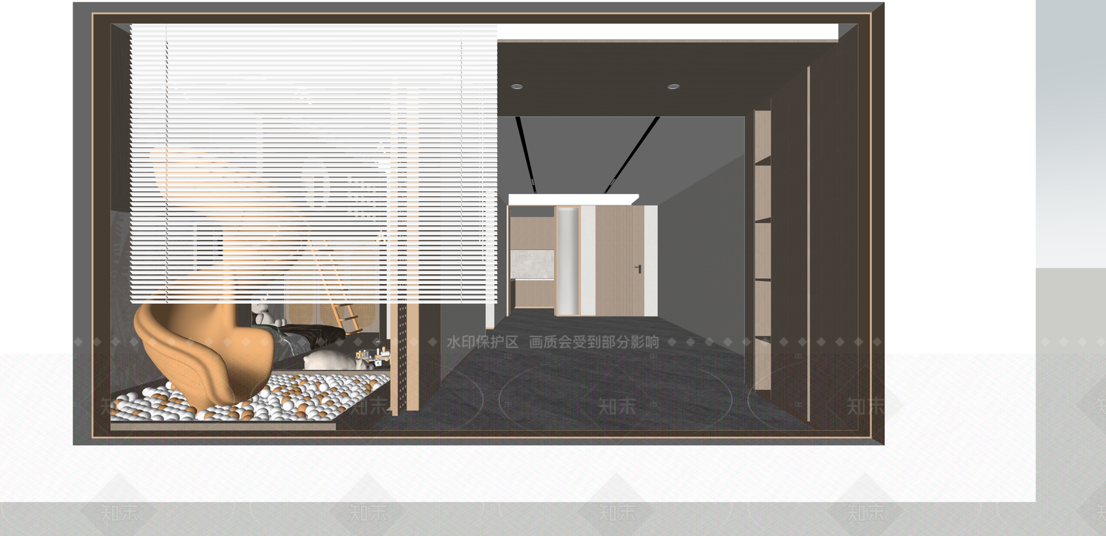 现代儿童活动空间SU模型下载【ID:1216040922】