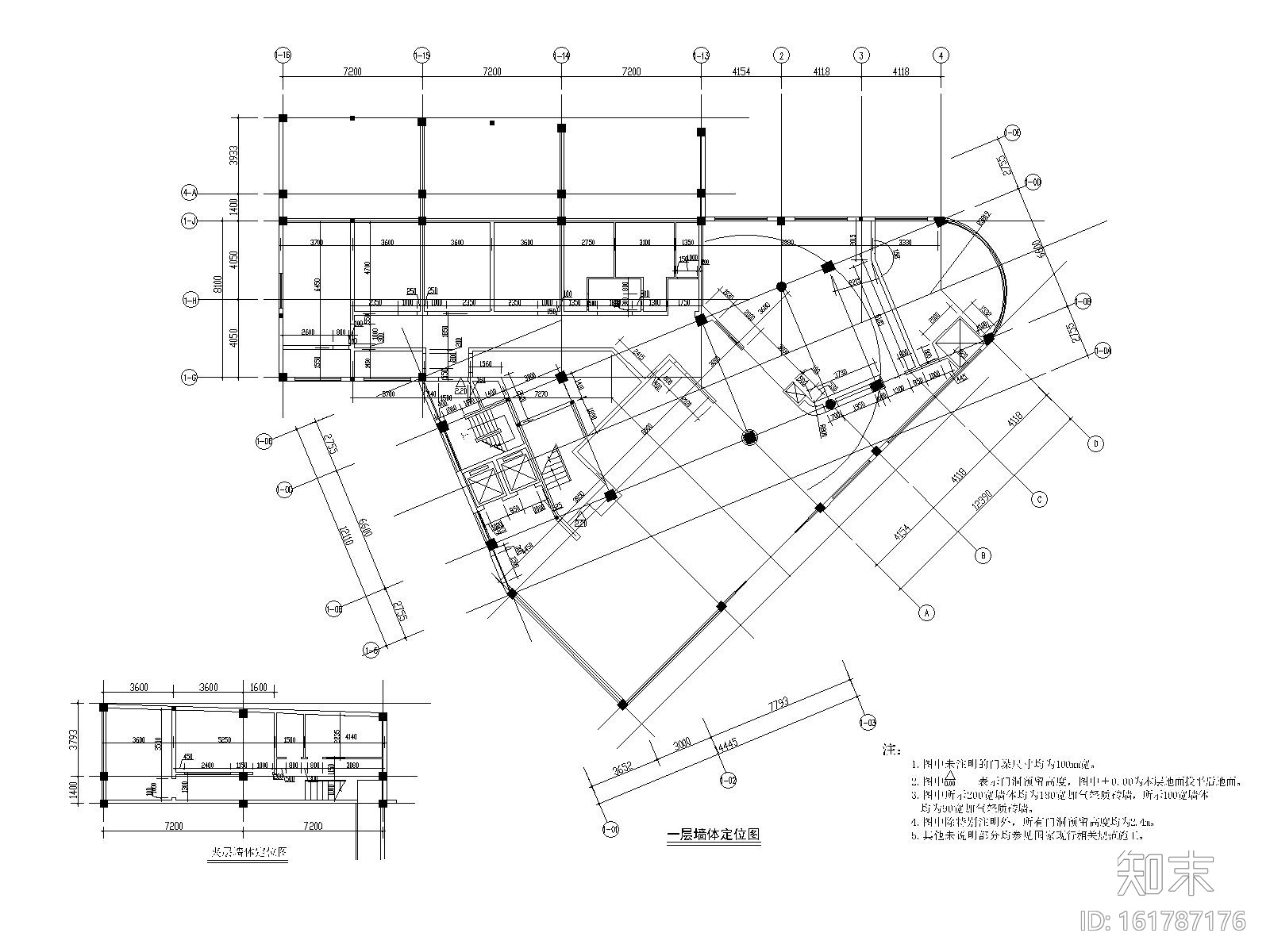 某现代风格大型KTV会所施工图cad施工图下载【ID:161787176】