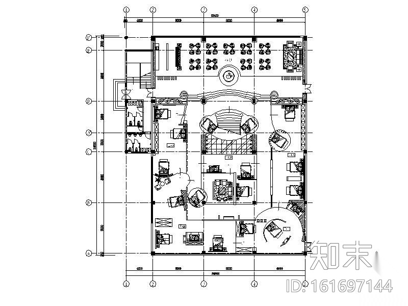 某家纺展厅装修图(含效果)cad施工图下载【ID:161697144】