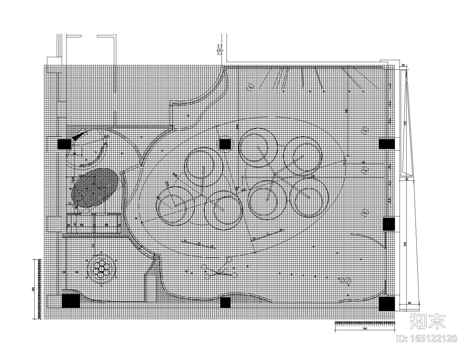 无锡湖滨商业街椒艳干锅料理施工图+效果图cad施工图下载【ID:165122120】