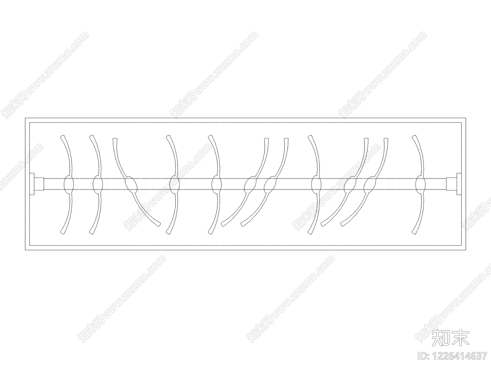 柜子平立面cad施工图下载【ID:1226414637】