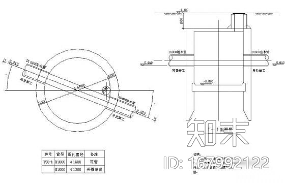 顶管井施工图cad施工图下载【ID:167992122】