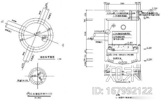 顶管井施工图cad施工图下载【ID:167992122】