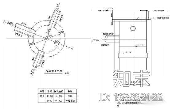 顶管井施工图cad施工图下载【ID:167992122】