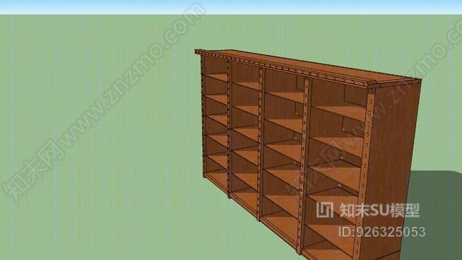 图书馆橱柜经典SU模型下载【ID:926325053】