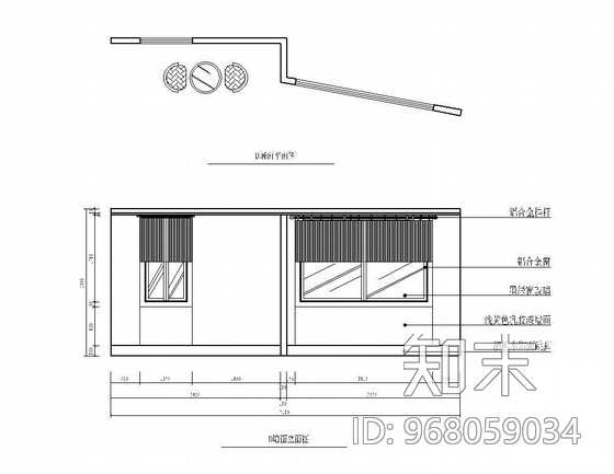 某办公室设计装修图cad施工图下载【ID:968059034】