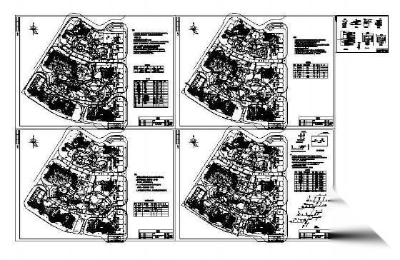 深圳小区组团知名地产景观施工图施工图下载【ID:161120124】