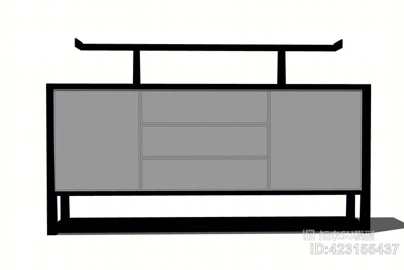 新中式案几SU模型下载【ID:423155437】