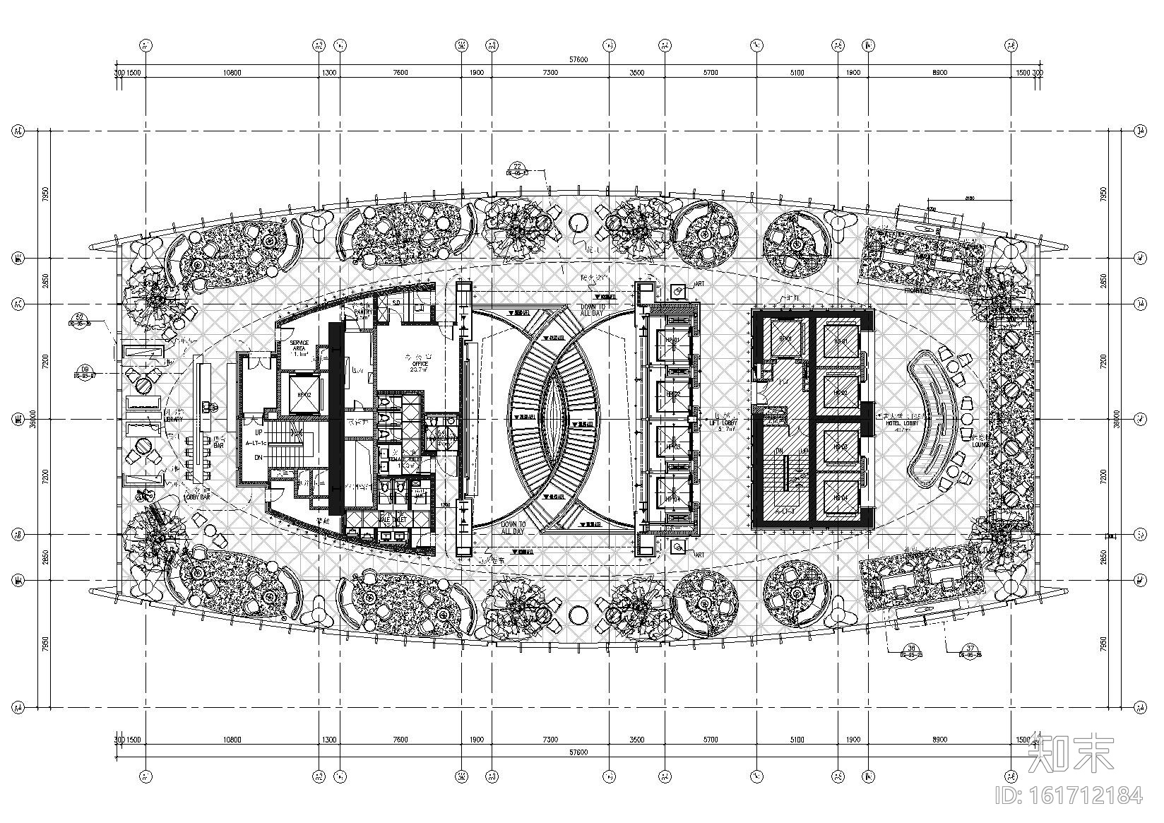 [广东]超高层知名五星度假酒店全套施工图cad施工图下载【ID:161712184】