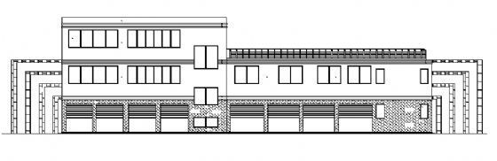 小区会所建筑施工图cad施工图下载【ID:151666154】