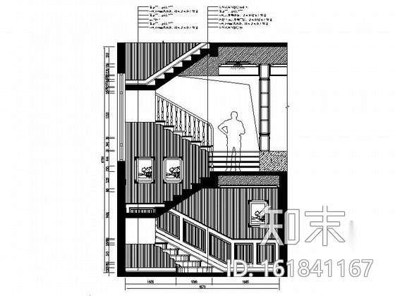 英式古典三层联排别墅室内装饰施工图（含效果）cad施工图下载【ID:161841167】